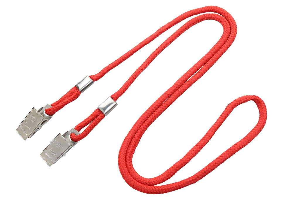 100 Bulldog Double Clip Lanyards – All Things Identification