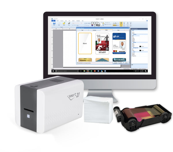 SMART-21S Starter ID printer Kit